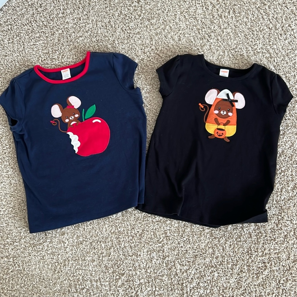 2 Gymboree Embroidered Shirts